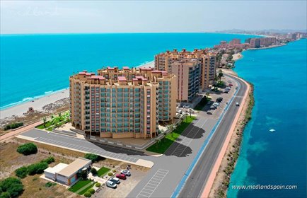 Widok na morze! 2-pokojowe apartamenty w La Manga mieszkanie La Manga Del Mar Menor