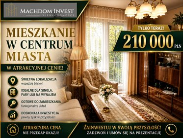 Słoneczne 34 m² z balkonem w centrum Rypina mieszkanie Rypin