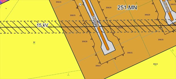 działka na sprzedaż 1166m2 działka Rokocin, Komisowa