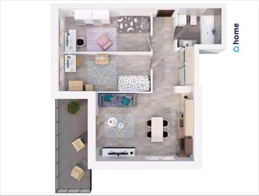 mieszkanie na sprzedaż 48m2 mieszkanie Rzeszów, Lubelska