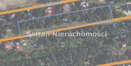 Na sprzedaż działka 896 m² z warunkami zabudowy w Wawrze działka Warszawa, Wawer, Falenica, Krokusów