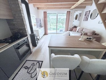 Na sprzedaż nowoczesny dom 70 m² z dużą działką 960 m² w Mściszewicach dom Mściszewice, Szlachecka