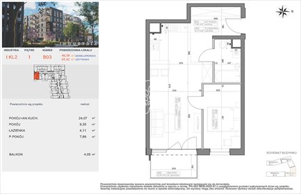 mieszkanie na sprzedaż 45m2 mieszkanie Bydgoszcz, Bocianowo, Pomorska