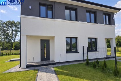 Nowoczesny dom 103 m2 z tarasem i garażem w Międzyborowie dom Międzyborów