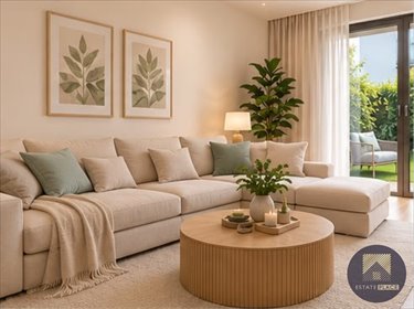 Nowoczesny 2-pokojowy apartament z ogrodem w Wilanowie zapraszam mieszkanie Warszawa, Wilanów, Sarmacka