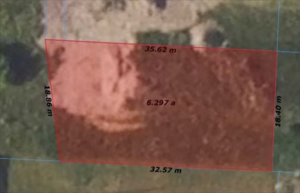 działka na sprzedaż 605m2 działka Skrybicze