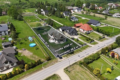 Na sprzedaż przestronny dom 320 m² z dużą działką 2322 m² w Brunary dom Brunary