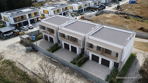 Nowoczesne szeregówki z ogródkiem i garażem na Pogodnym Wzgórzu dom Rzeszów, Pogodne Wzgórze