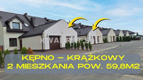 Nowoczesne 3-pokojowe mieszkanie z balkonem (59,80 m²) w Kępnie mieszkanie Krążkowy