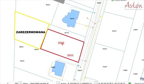 działka na sprzedaż 760m2 działka Tychy, Mąkołowiec