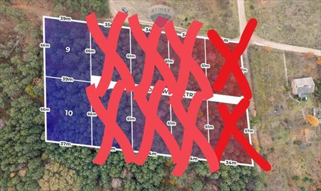 działka na sprzedaż 2295m2 działka Siestrzeń, Nad Lasem