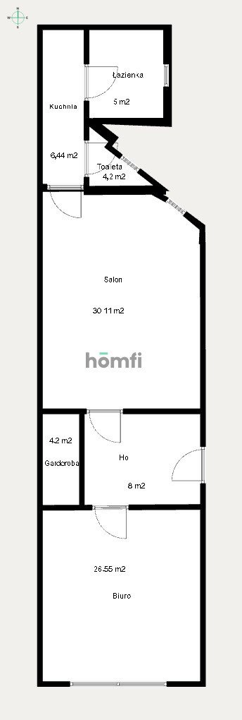 mieszkanie na wynajem 80m2 mieszkanie Łódź, Juliana Tuwima