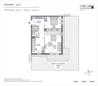 Mieszkanie 62 m² w Gdańsku (Morena) z balkonem i dostępem do natury mieszkanie Gdańsk, Morena