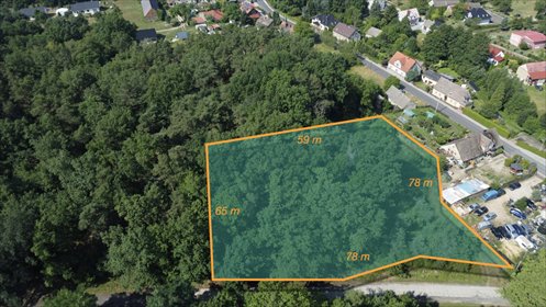 Działka z lasem Świdnica pod Zieloną Górą działka Świdnica, Wiśniowe Wzgórze
