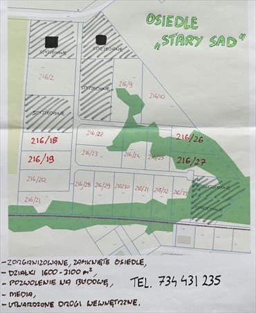 działka na sprzedaż 1600m2 działka Nasielsk, Nasielsk