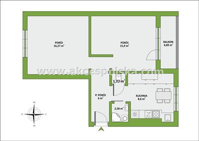 Przestronne 2-pokojowe mieszkanie 53 m² z loggią - ciche i rozkładowe mieszkanie Warszawa, Ochota, Filtry, al. Niepodległości