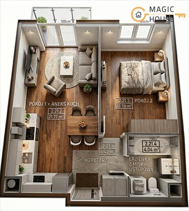 mieszkanie na sprzedaż 43m2 mieszkanie Gdańsk, Kowale, Zeusa