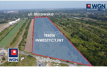 Zapraszam do zakupu działki przemysłowo-usługowej 122 515 m² w Częstochowie działka Częstochowa, Zawodzie-Dąbie, Legionów