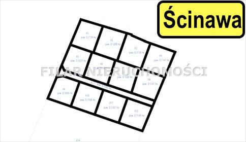 działka na sprzedaż 1019m2 działka Ścinawa