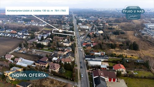 działka na sprzedaż 3949m2 działka Konstantynów Łódzki, Łódzka