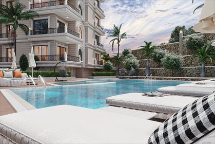 Nowoczesny 124 m² apartament z basenem blisko plaży mieszkanie Tosmur, Tosmur, Alanya, Antalya