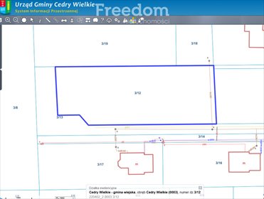 Działka 1385 m² z mediami i planem zabudowy działka Cedry Wielkie, Jaśminowa
