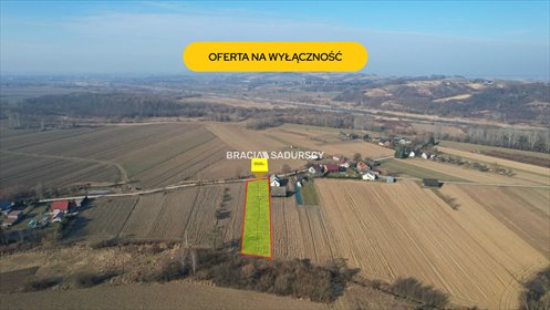 Działka rolna z możliwością zabudowy 25 arów, bez powodzi działka Szczurowa, Popędzyna, Popędzyna
