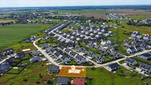 działka na sprzedaż 1159m2 działka Krzyków, Rumiankowa