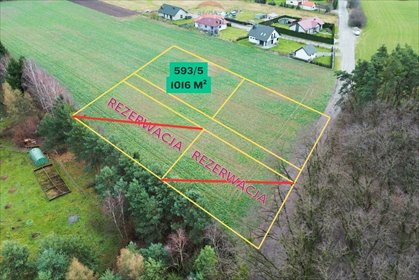 działka na sprzedaż 1016m2 działka Mojęcice