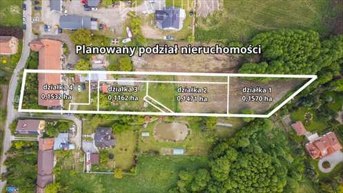 działka na sprzedaż 1162m2 działka Ligota Piękna, Na Kolonii
