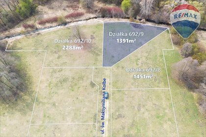 Działka nad rzeką w Budach Zosinych - idealna pod dom działka Budy Zosine, Batalionu