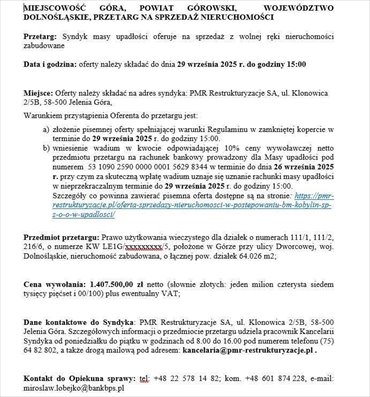 działka na sprzedaż 64026m2 działka Góra