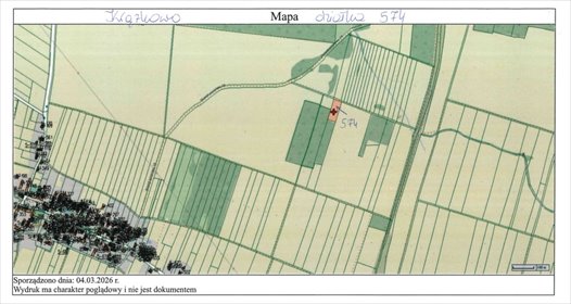 Działka rolna 0,41 ha w Krążkowie – atrakcyjna cena! działka Krążkowo