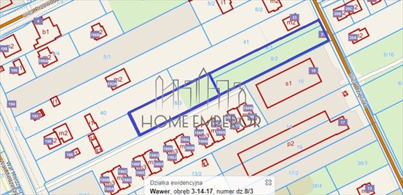 działka na sprzedaż 3432m2 działka Warszawa, Wawer, Miedzeszyn, Dzięcioła