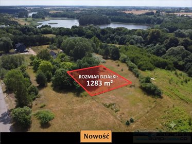 Działka 1283 m² w Promnie (blisko jeziora) idealna pod dom działka Promno