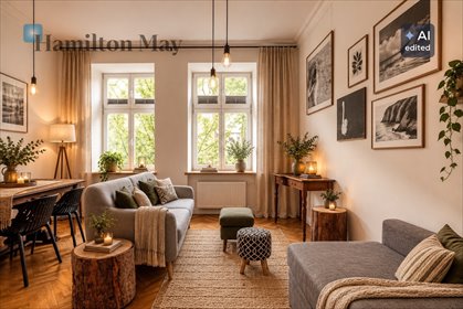 Wynajmę klimatyczne 75 m² w odrestaurowanej kamienicy mieszkanie Kraków, Stare Miasto, Krowoderska