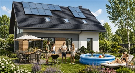 Nowoczesny dom z garażem 145 m², blisko Łańcuta. dom Dąbrówki