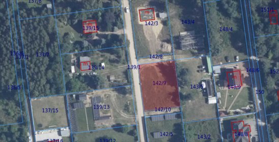 działka na sprzedaż 973m2 działka Rosanów, Łąkowa