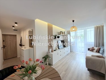 Nowoczesne 2-pokojowe mieszkanie po remoncie, balkon, piwnica mieszkanie Lubin, Centrum