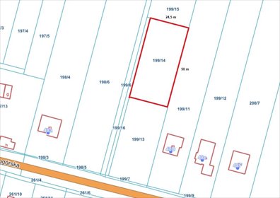 działka na sprzedaż 1226m2 działka Ożarowice, Tarnogórska