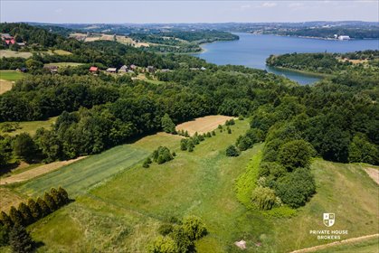 Widokowa działka 12 600 m² nad Zalewem Dobczyckim działka Kornatka