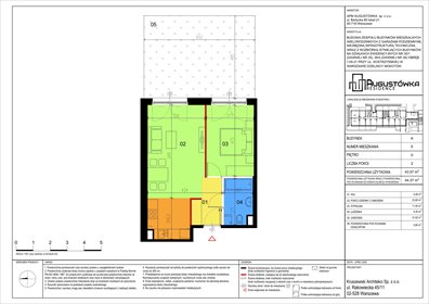 mieszkanie na sprzedaż 44m2 mieszkanie Warszawa, Mokotów, Augustówka, Kostrzyńska