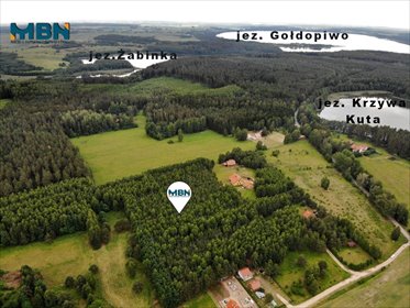 działka na sprzedaż 2358m2 działka Pozezdrze, Jakunówko