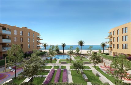 Nowoczesny apartament 3 pok. z tarasem nad morzem w Cubelles mieszkanie Cubelles, Cubelles Centro, Cubelles, Barcelona