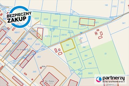 działka na sprzedaż 2812m2 działka Gdańsk, Kokoszki, Rakietowa