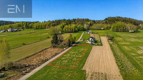 Malownicza działka 1195 m² z dostępem do mediów działka Bratkówka