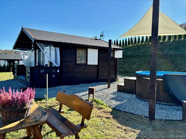 Urokliwy domek 35m2 z jacuzzi, sauna i infrastruktura dom Solina