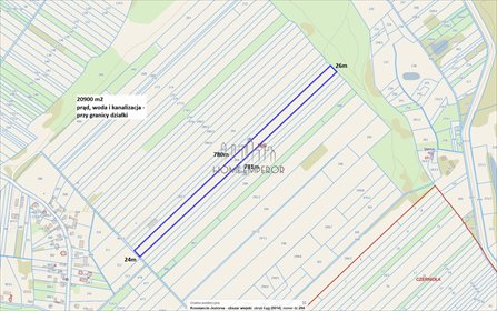 Działka rolna 20 900 m² z mediami, Łęg, Konstancin-Jeziorna działka Łęg