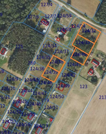 działka na sprzedaż 918m2 działka Parski