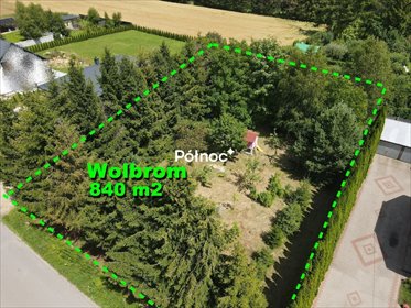Działka 840 m² pod zabudowę w Wolbromiu - zapraszam działka Wolbrom, Zacisze